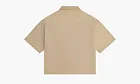 RHUDE Boxy Half Zip Spray Short-sleeve Shirt Khaki