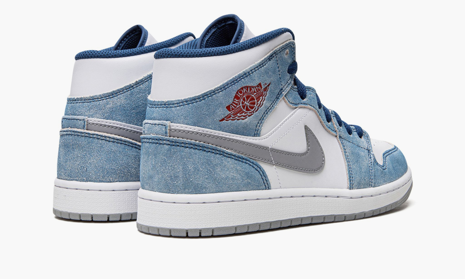 фото Jordan 1 Mid "French Blue Fire Red" (Air Jordan 1 Mid)-DN3706 401