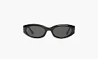 Gentle Monster Plastic Frame Irregular Shape Sunglasses Unisex Black
