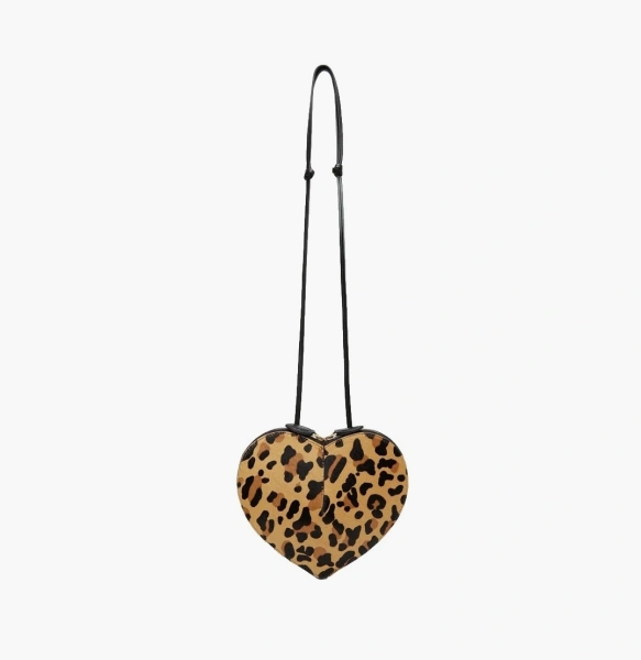 Alaia Le Coeur Сrossbody Bag Leopard 