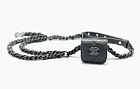 Chanel СС Mini Calfskin Leather Headphones Case Bag Black