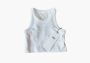 Alo Yoga Seamless Delight High Neck Bra White 