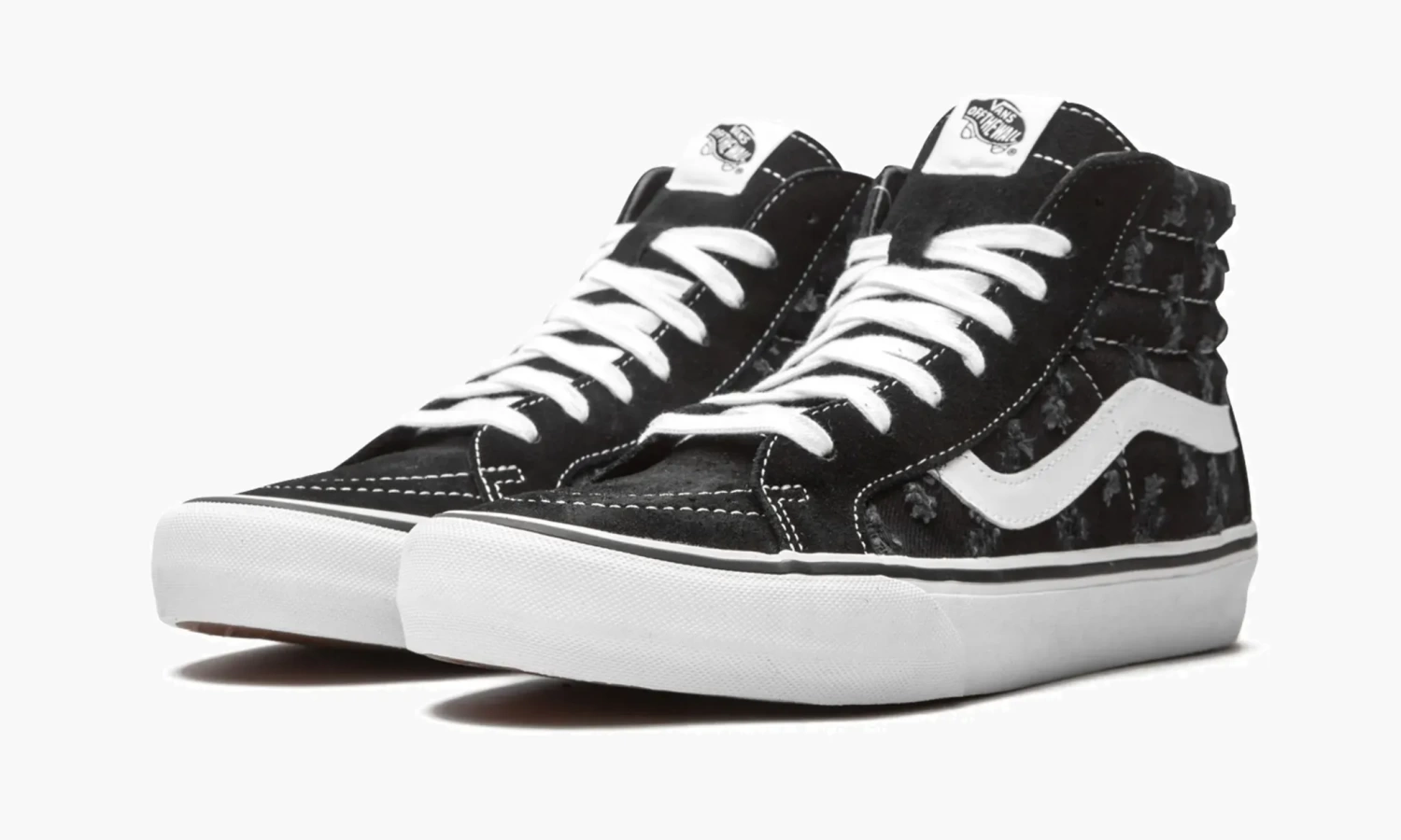 Vans Sk8-hi "Supreme - Hole Punch Denim - Black" 