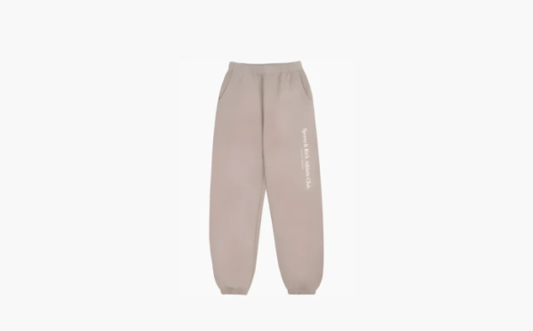 Sporty & Rich IThe Wall Street Collection Track Pants Athletic Club Ecru 