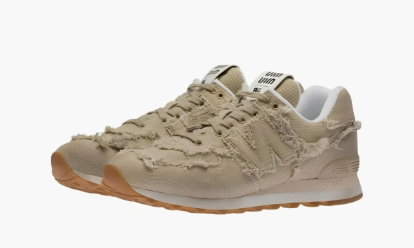New Balance 574 X Miu Miu Denim Sneakers Sand 