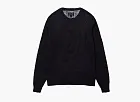 Stussy Loose Knit Cross Cable Sweater Black