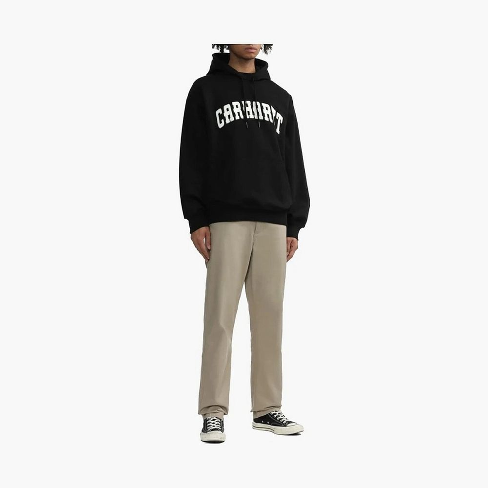 Carhartt WIP College Arch Logo Hoodie Black