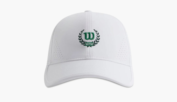 Kith x Wilson Performance Cap White 