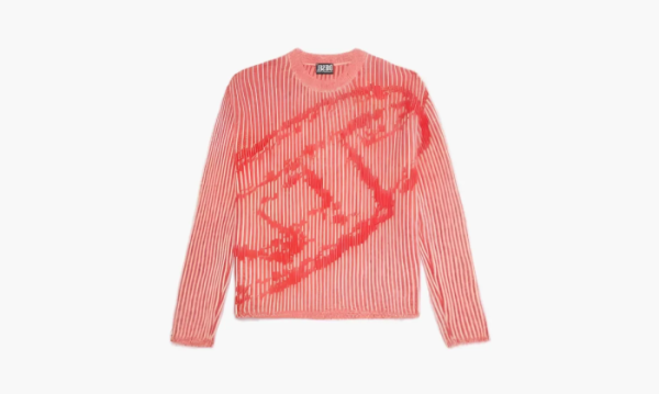 Diesel Logo-jacquard Jumper Red 