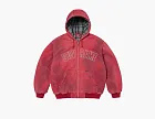 Supreme Reflective Arc Hooded Work Jacket Red
