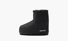 Moon Boot No Lace Rubber Boot Black