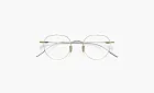 Gentle Monster Titanium Alloy Round Eyeglass Frames Unisex Gold