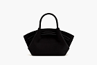 JW PEI Hana Mini Faux Suede Tote Bag Black
