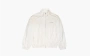 Acne Studios Logo Zipper Jacket Dusty White 