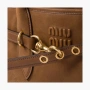 Miu Miu Aventure Nappa Leather Bag Handbag "Oak" 