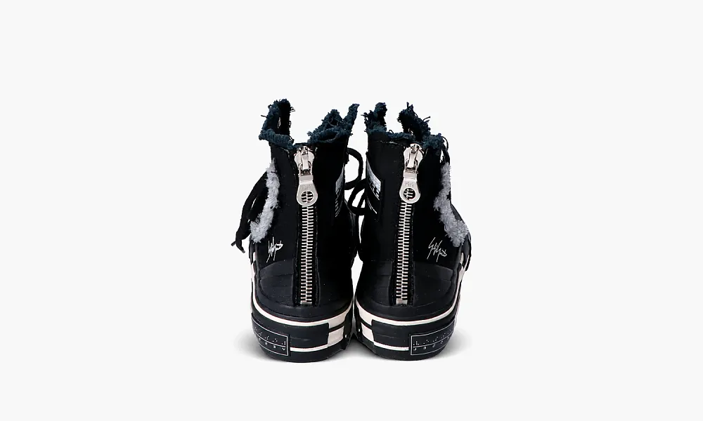 XVESSEL x Yohji Yamamoto Frayed High Top Navy