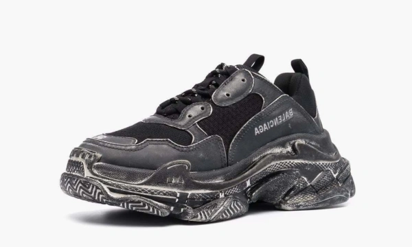 Balenciaga Triple S Faded Black 