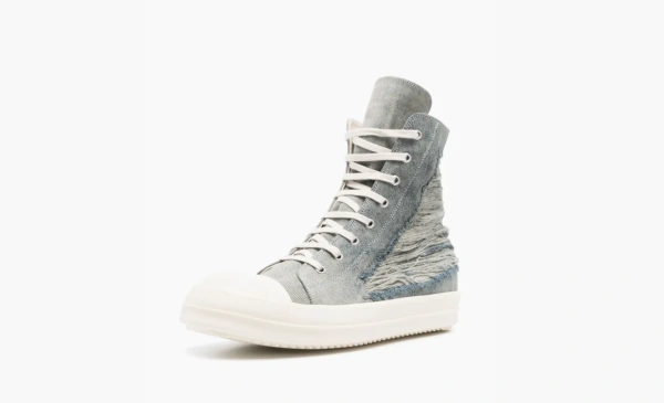 Rick Owens DRKSHDW Lido High-top Sneakers Original Shoe Box Included US M 8 Blue