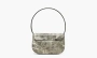 Diesel 1DR Shoulder Bag Crystal Leather Military Green 