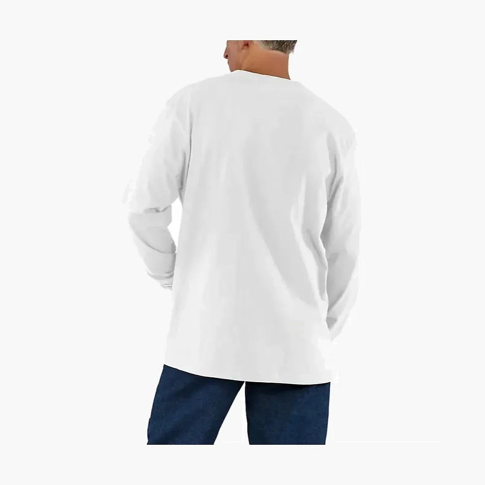 Carhartt K126 Pocket Long-Sleeve T-Shirt White