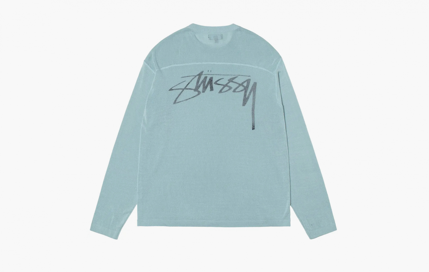 Stussy Lightweight Football Crew "Light Blue" 