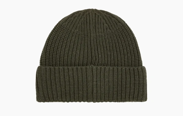  Stone Island Ribbed Beanie Green 