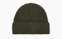  Stone Island Ribbed Beanie Green 