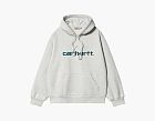 Carhartt WIP Hooded Carhartt Sweatshirt Grey Heather