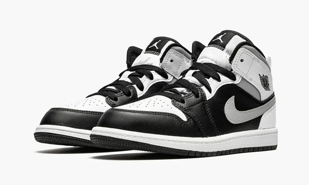 Air Jordan 1 Mid PS White Shadow Kids