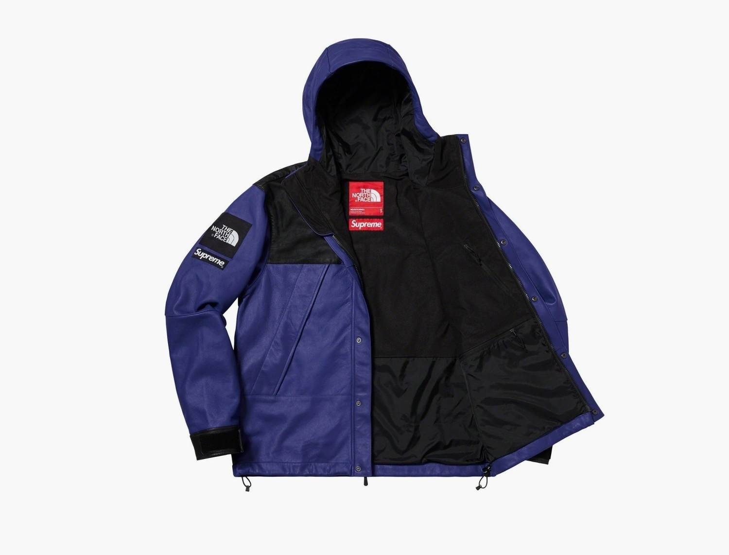 Supreme x The North Face Leather Mountain Parka Royal 
