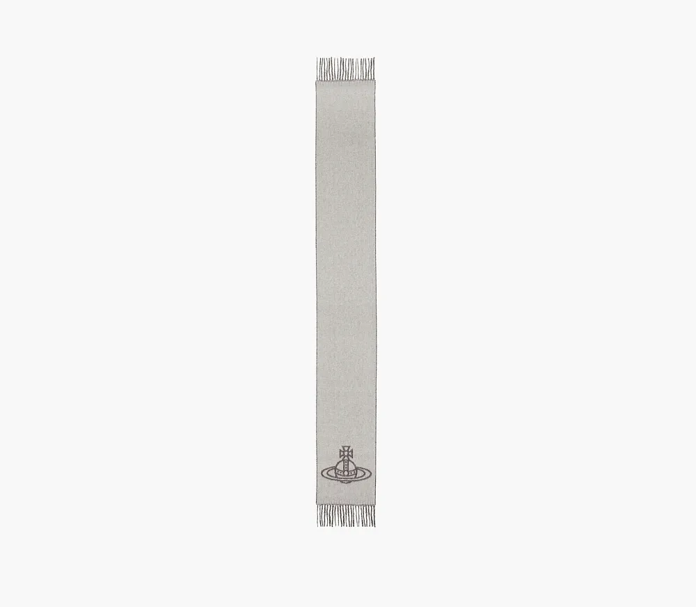 Vivienne Westwood Single Orb Double Scarf Black