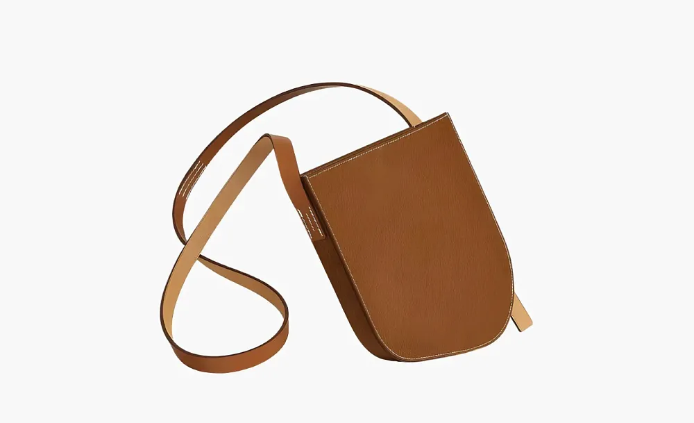 Hermes Perspective Cavaliere Shoulder Bags Brown