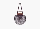 Longchamp Le Pliage Filet Top Handle Bag  Eggplant