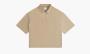 RHUDE Boxy Half Zip Spray Short-sleeve Shirt "Khaki" 