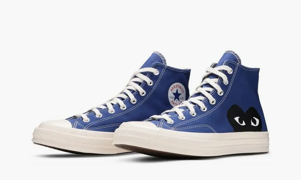 Comme des Garcons Play x Converse Chuck 70 High Blue Quartz