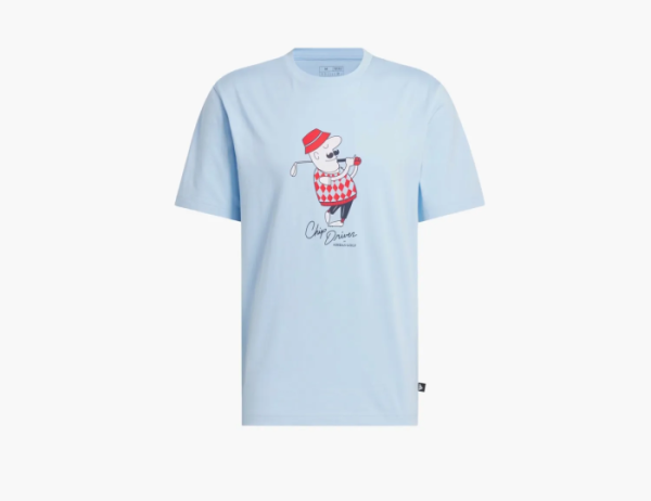 Adidas Classic Chip Graphic Tee  Clear Sky  Adidas Classic Chip Graphic Tee  Clear Sky