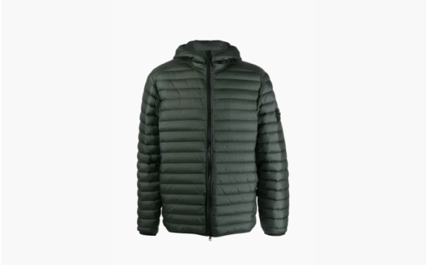 Stone Island Lightweight Hooded Down Jacket "Green" 