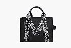 Marc Jacobs Tote Bag Cotton Canvas Black