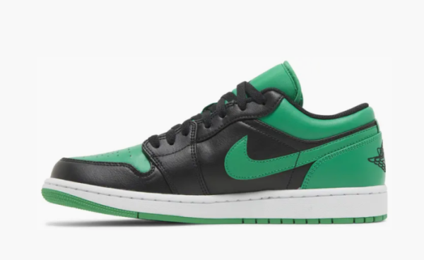 Air Jordan 1 Low Black Lucky Green 