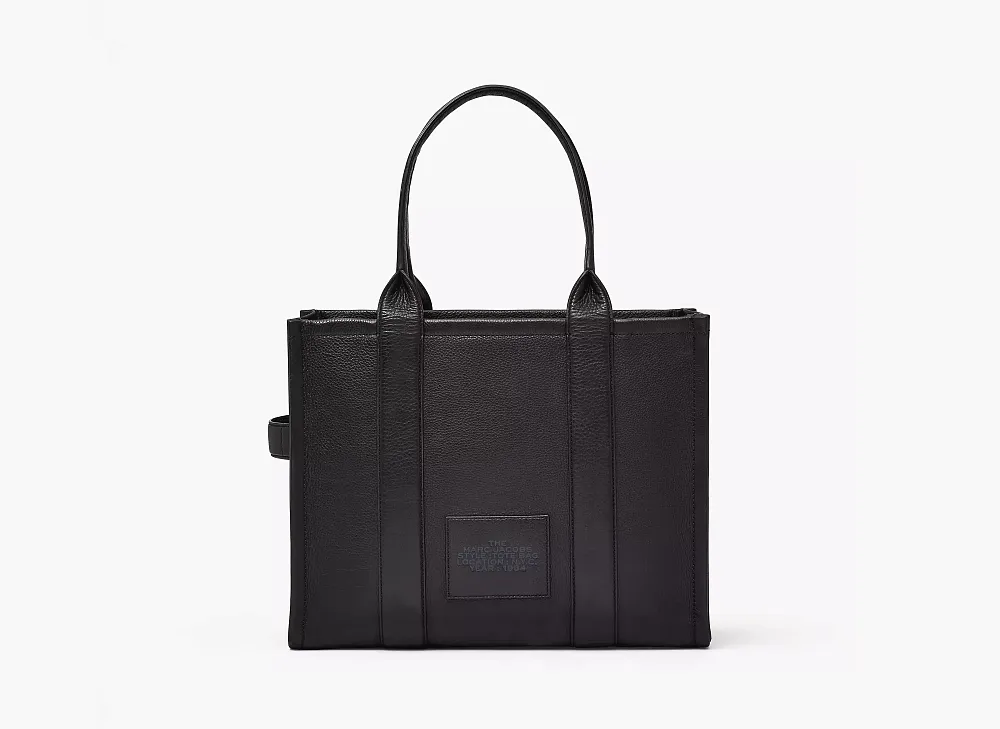Marc Jacobs The Leather Large Tote Bag Black