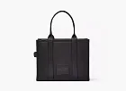 Marc Jacobs The Leather Large Tote Bag Black