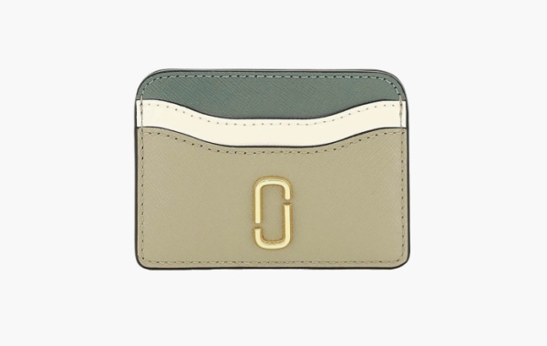 Marc Jacobs The Leather Card Holder Green 