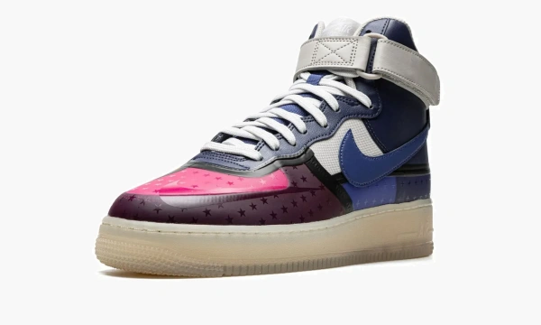 Air Force 1 High '07 Premium Thunder Blue Pink Prime 