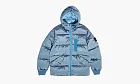 Stone Island Hooded Down Jacket Mid Blue
