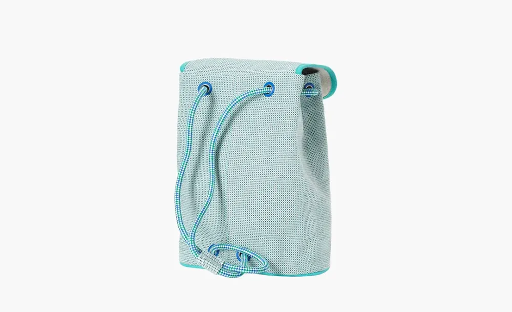 Hermès Thailand Les Cabanes backpack Blue & Mint Green