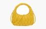 Miu Miu Matelasse Nappa Leather Mini Hobo Bag "Sunny Yellow" 