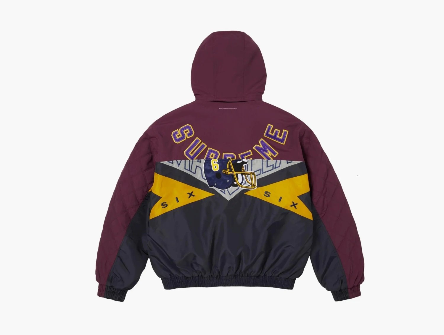 Supreme x MM6 Maison Margiela Split Stadium Jacket Navy 