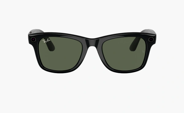 Ray-Ban Meta Wayfarer Sunglasses Matte Black Transitions Graph/Green  Ray-Ban Meta Wayfarer Sunglasses Matte Black Transitions Graph/Green