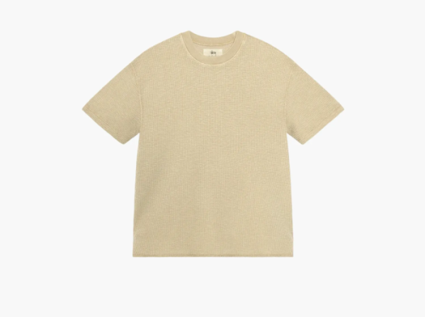 Stussy Pigment Dyed Short-Sleeve Thermal  Tan 