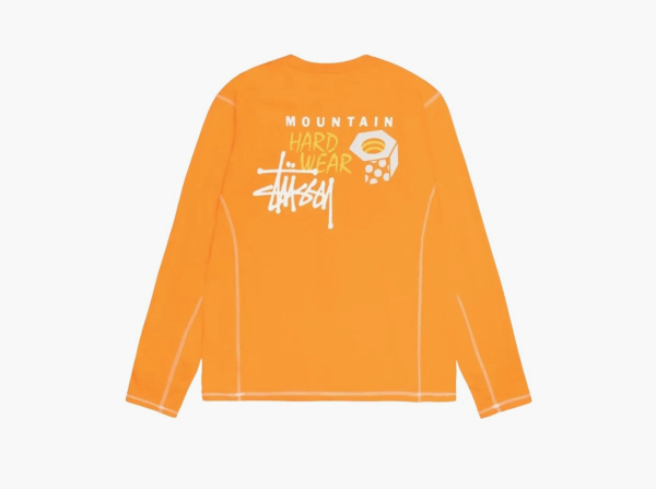 Stussy x Mountain Hardwear Long Sleeve T-Shirt Alpine Orange 